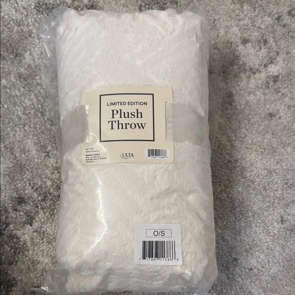 Limited Edition Plush Throw